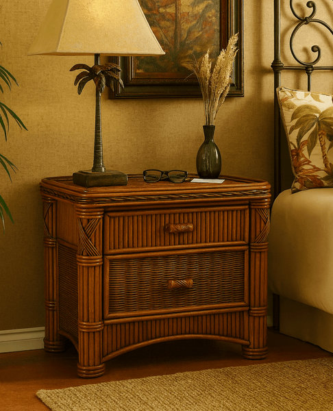 Barbados Two Drawer Nightstand