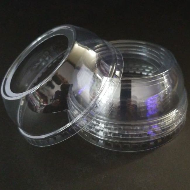 Clear Wide Mouthed Domed Lid for 12oz-24oz cups.