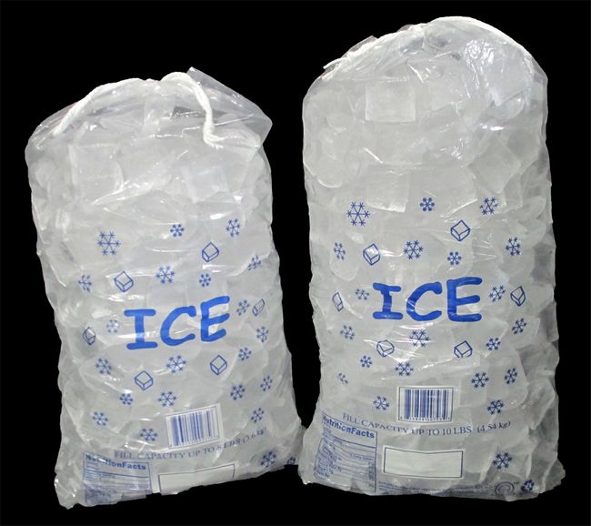 Kuki Collection Ice Bags High Quality Printed LDPE Ice Bags with