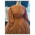 Antique Gold Stripe Reproduction Civil War Simple Dress 54