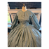Beautiful Blue Floral Civil War Dress 26