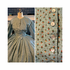 Beautiful Blue Floral Civil War Dress 36