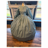 Beautiful Blue Floral Civil War Dress 36