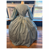 Beautiful Blue Floral Civil War Dress 36