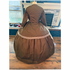 Beautiful Brown Reproduction Floral Civil War Dat Dress with Jacquard Ribbon 30