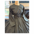 Beautiful Smokey Blue Reproduction Civil War Simple Day Dress Camp Dress 42