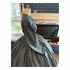 Beautiful Smokey Blue Reproduction Civil War Simple Day Dress Camp Dress 42