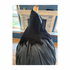 Black Civil War Victorian Shawl with Fringe 13