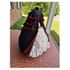 Black Herringbone Twill with Brocaded Satin Lining Civil War Cloak