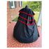 Black Herringbone Twill with Brocaded Satin Lining Civil War Cloak