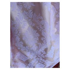 Blush Velvet Flocked Taffeta Civil War Hoop Bag 46X28