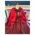 Classic Satin and Taffeta Christmas Plaid Taffeta Victorian Cape Set
