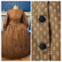 Cocoa reproduction Civil War Dress with Natural and Black 58