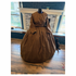 Cocoa Reproduction print Civil War Simple Day Dress Camp Dress 38