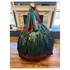 Dark green Satin Civil War Cape Set Victorian Dress