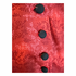 Deep Red Tonal Vines Civil War Simple Day Dress or Camp Dress 46