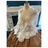 Fancy White Civil War Victorian Shawl SemiCircle 18