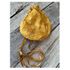Gold Tonal Vines Civil War reticule Victorian Purse