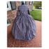 Green, White & Red Cotton Plaid Civil War Simple Day Dress 34