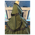 Green with Black 3 Tiered Flounced Civil War Better Day Dress 38