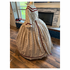 Ivory with Blues and Wine Civil War Better Day Dress 30