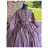 Mauvey Striped Summer Weight Civil War Dress 46