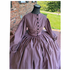 Mauvey Striped Summer Weight Civil War Dress 46
