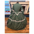 Navy, Green, with White Plaid Civil War Day Dress 32