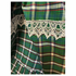 Navy, Green, with White Plaid Civil War Day Dress 32