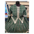 Navy, Green, with White Plaid Civil War Day Dress 32