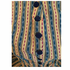 Navy & Tan Stripe with a touch of burgundy Civil War Dress 28