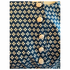 Navy with Antique Print Civil War Simple Day Dress or Camp 58