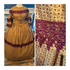 Old Gold Reproduction with Burgundy Civil War Dress 46