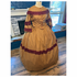 Old Gold Reproduction with Burgundy Civil War Dress 46