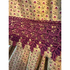Old Gold Reproduction with Burgundy Civil War Dress 46