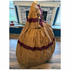 Old Gold with Burgundy Venice Lace Civil War Day Dress 32