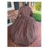 Olive and Deep red Plaid Civil War Simple Day Dress Camp Dress 32