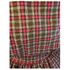Olive Black and Burgundy Plaid Civil War Pinner Apron Misses Size