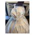 Pastel Plaid Taffeta Civil War Ballgown 40