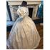 Pastel Plaid Taffeta Civil War Ballgown 40