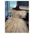 Pastel Plaid Taffeta Civil War Ballgown 40