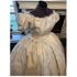 Pastel Plaid Taffeta Civil War Ballgown 40