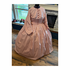 Pink Diamond Plaid Floral Civil War Simple Day Dress Camp Dress 46