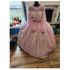 Pink Striped Silk Chiffon Civil War Day Dress 44