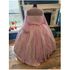 Pink Striped Silk Chiffon Civil War Day Dress 44