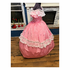 Plus Size Pink Floral Civil War Ballgown jacquard Trim