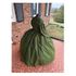 reproduction Green with Gold Simple day or Camp Dress 36