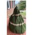 Rich Dark Green Civil War Better Day Dress Wide Venice laces 30