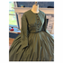 Rich Dark Green Reproduction Civil War Simple Day Dress Camp Dress 3