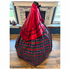 Rich Plaid Taffeta Civil War Victorian Cape Set